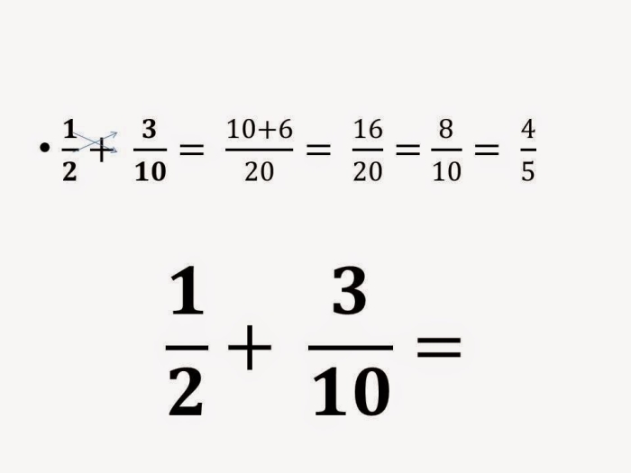 Cómo hacer sumas de fracciones - Buscando el denominador común (2)