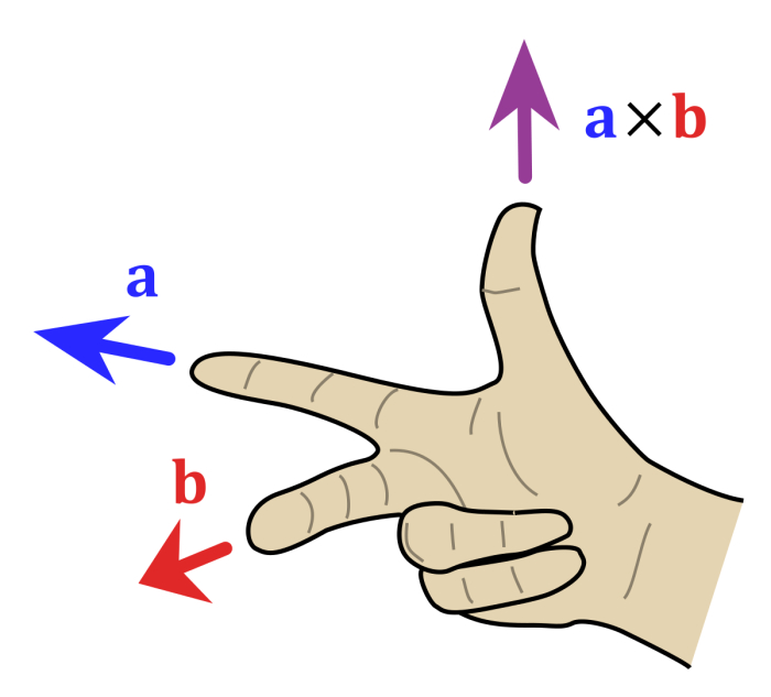 Cómo usar la regla de la mano derecha (sacacorchos) - Aplicaciones de la regla de la mano derecha